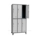 Armoire vestiaire inox de 6 portes