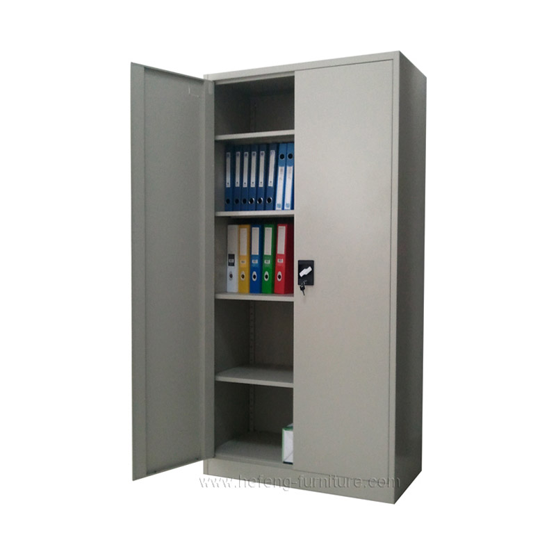 Office24 - Armoire à documents de bureau avec 2 portes métalliques