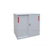 Armoire Basse à Portes Coulissantes